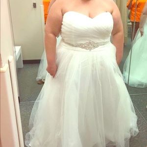 David’s Bridal wedding dress